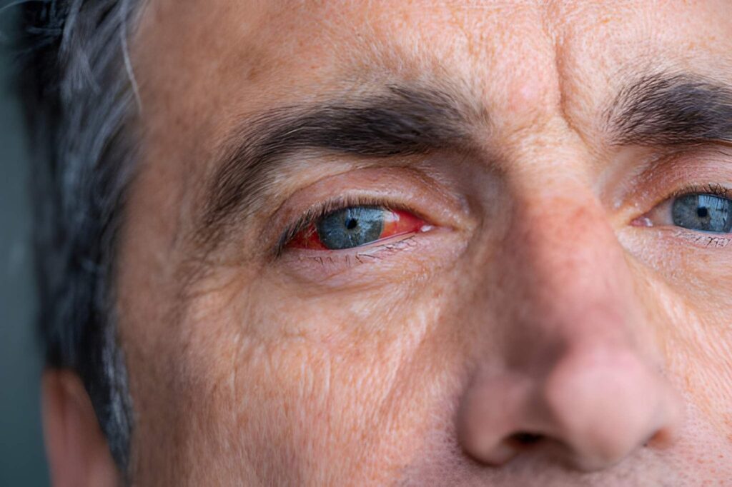 Can a damaged retina cause blindness?